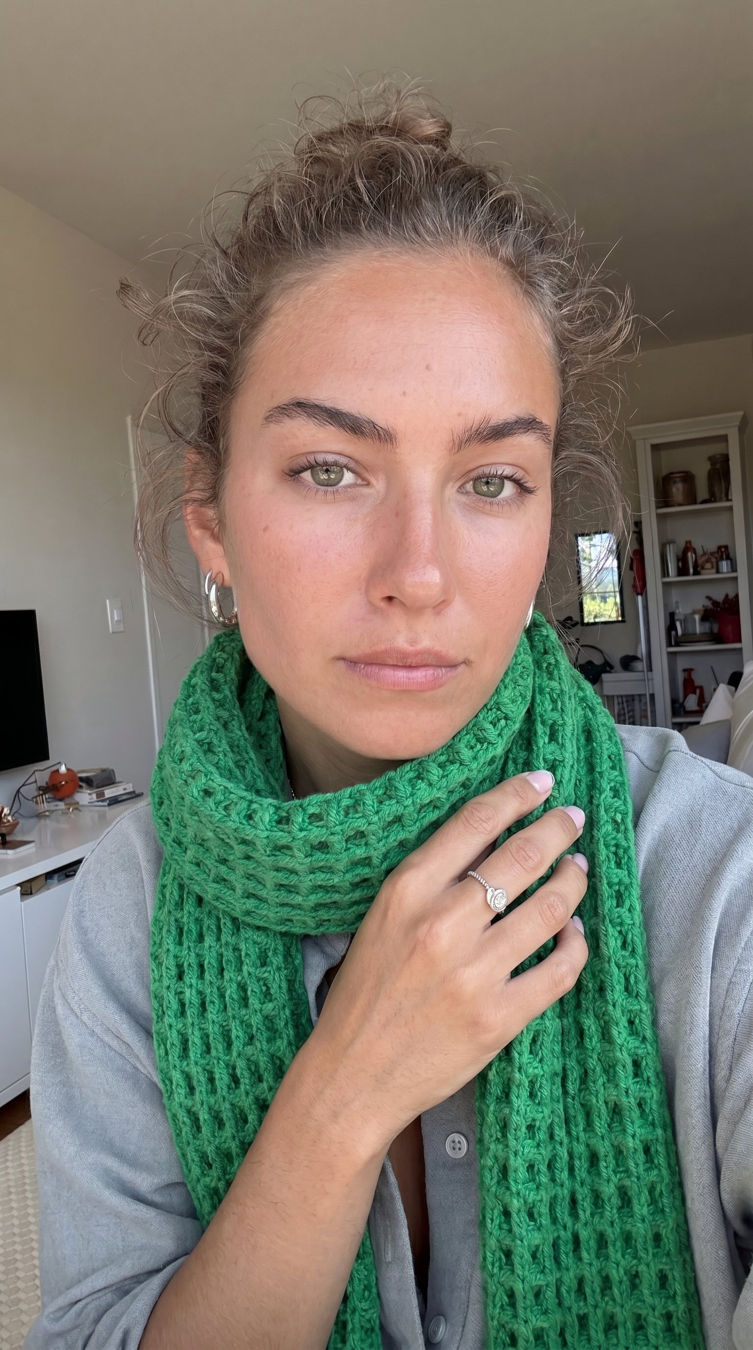 Artisan Scarf Scarf in Green—JJ’s Stitch