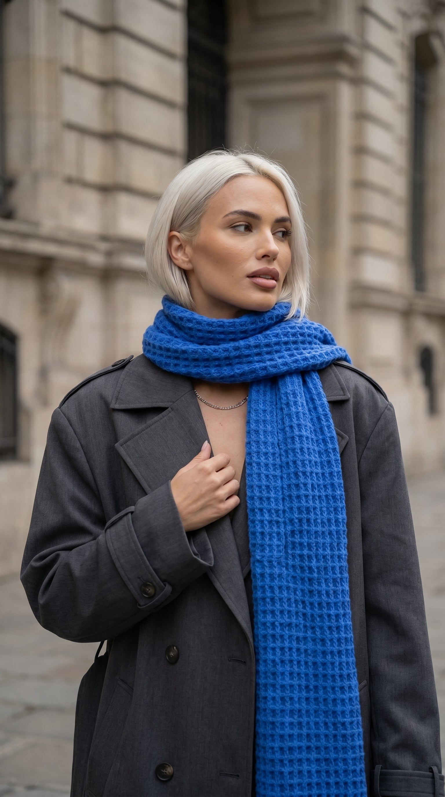 Artisan Scarf in Savoy Blue—JJ’s Stitch