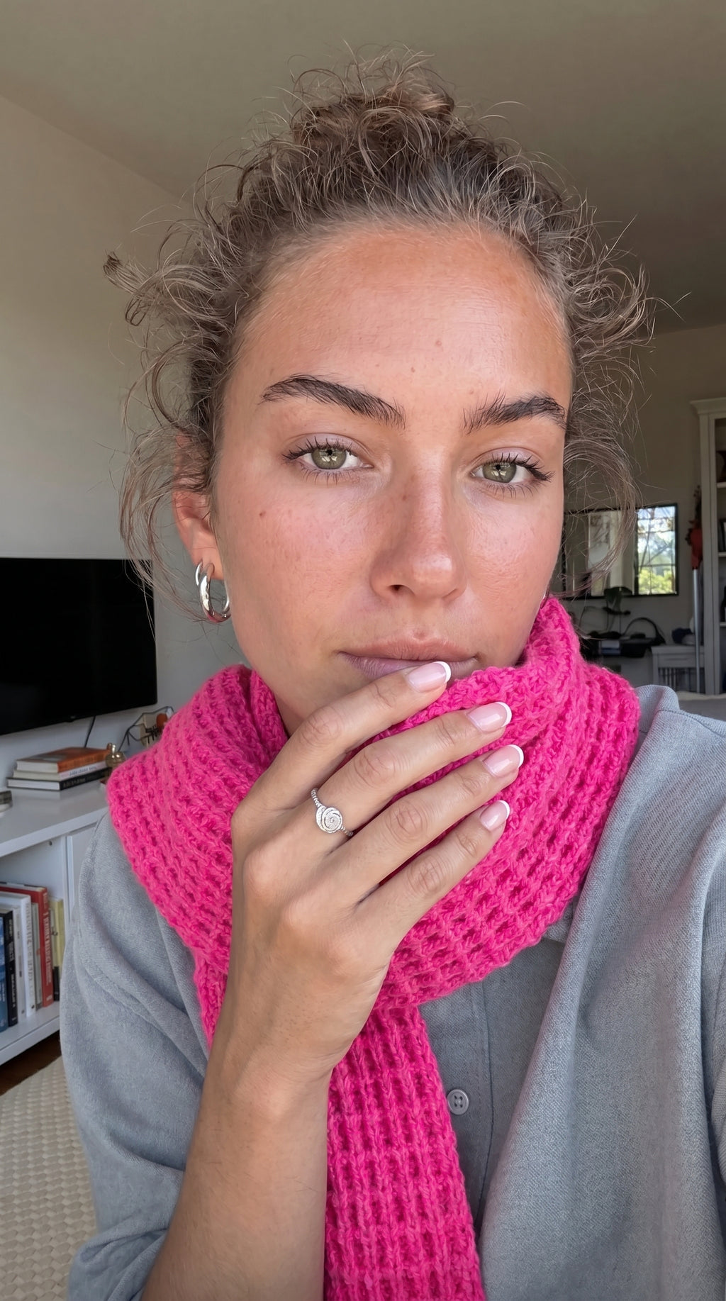 Artisan Scarf Hot Pink—JJ’s Stitch