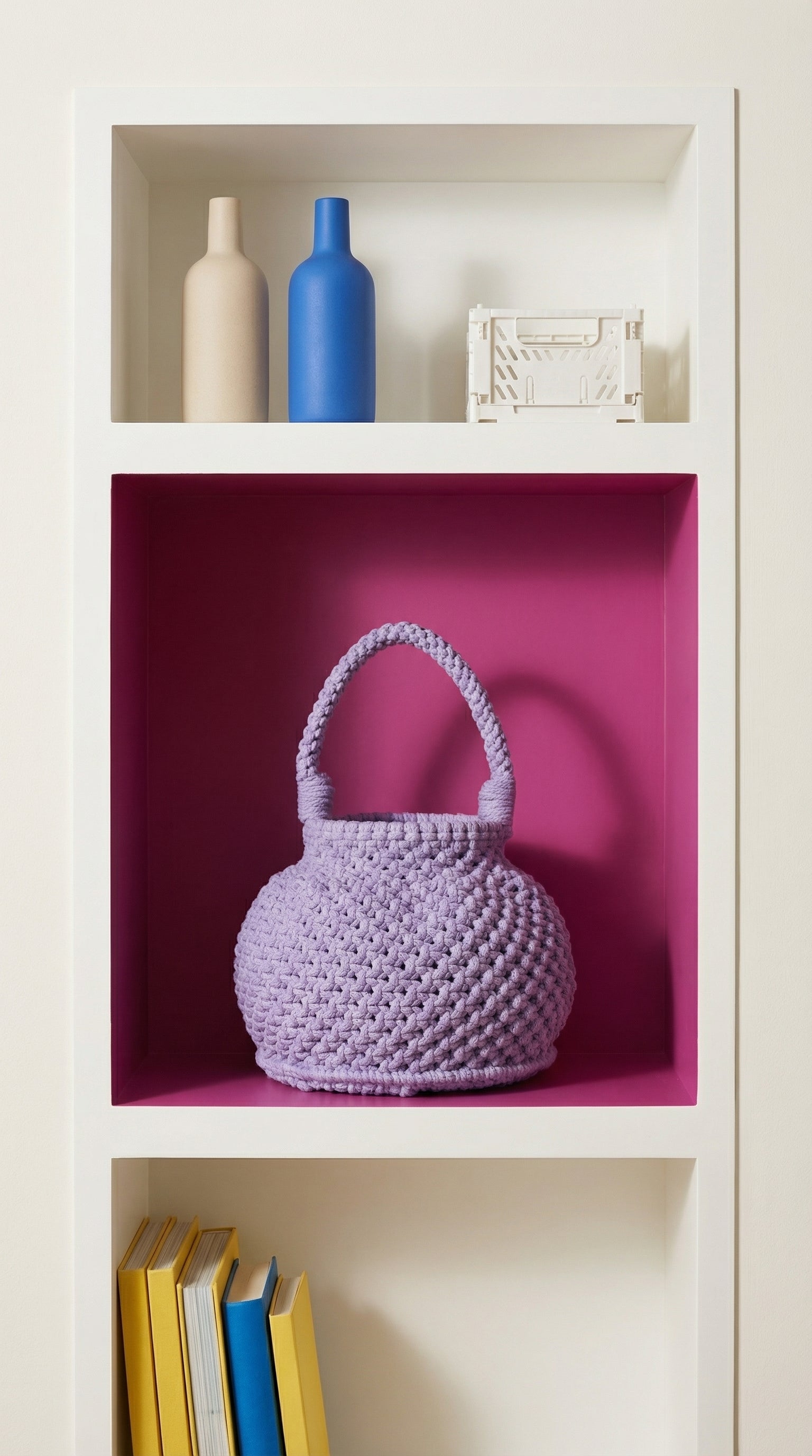 NAGA Macrame Bucket Bag