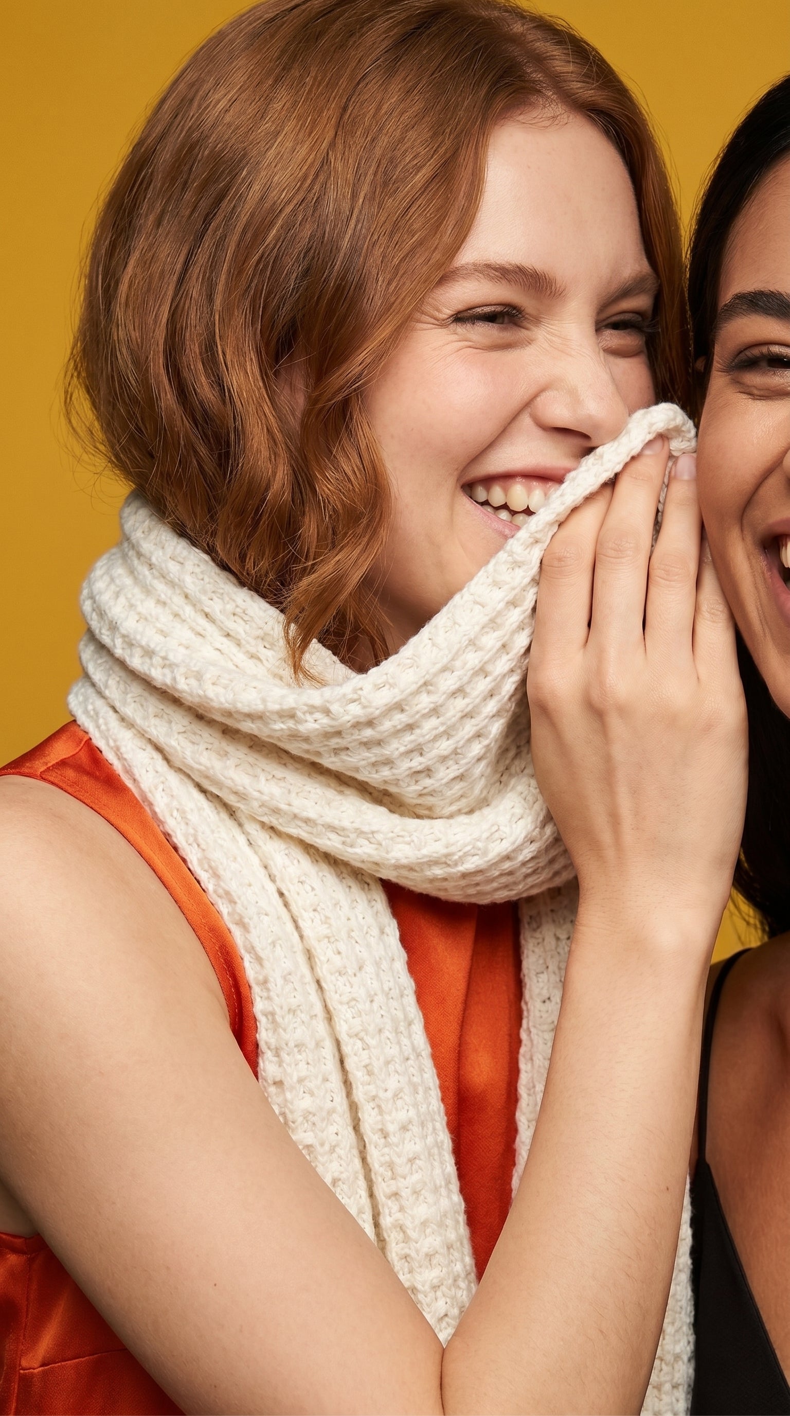 Artisan Scarf in Off White—JJ’s Stitch