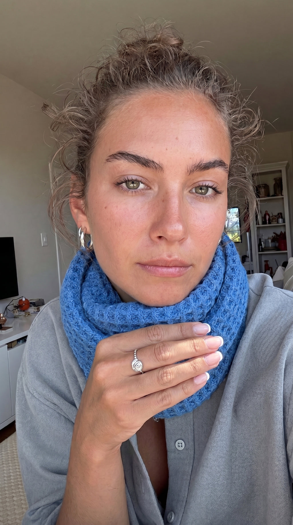 Artisan Scarf in Savoy Blue—JJ’s Stitch