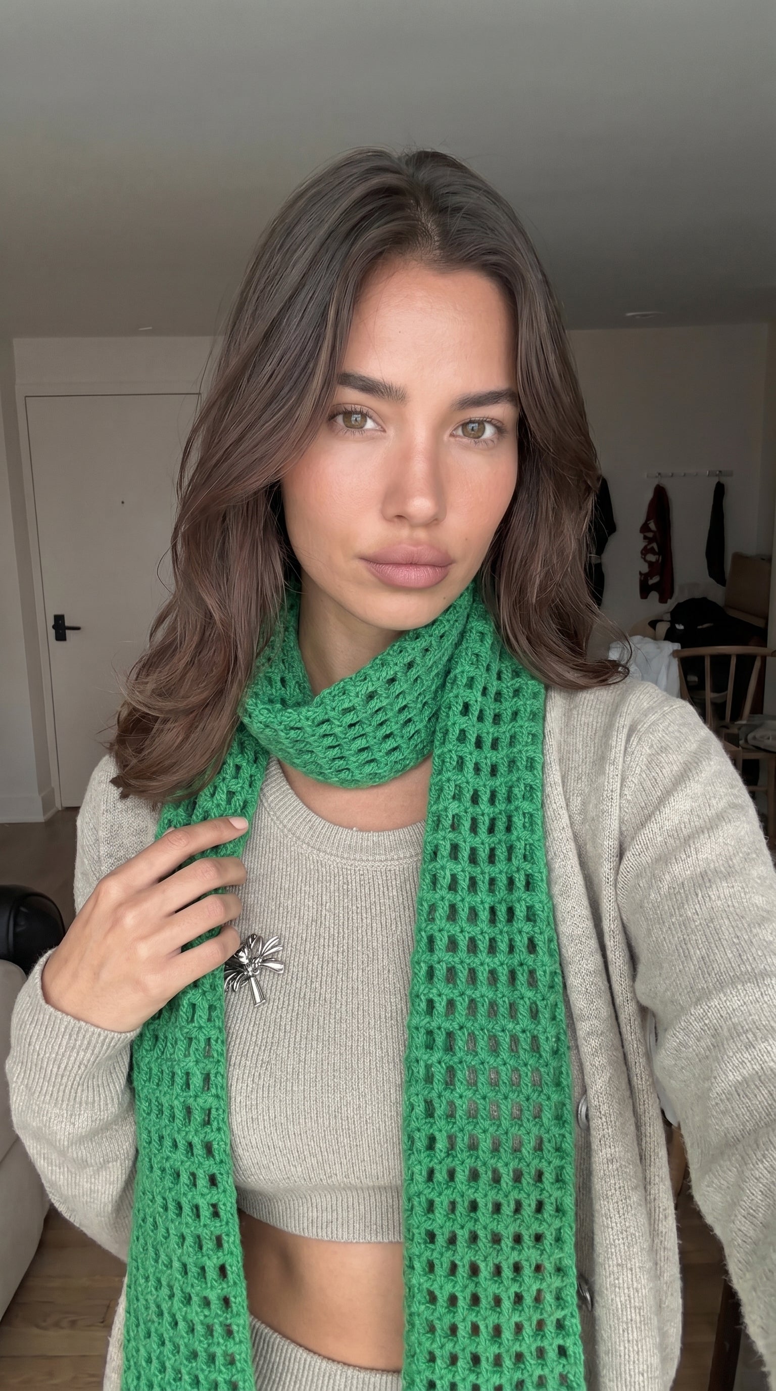 Artisan Scarf Scarf in Green—JJ's Stitch