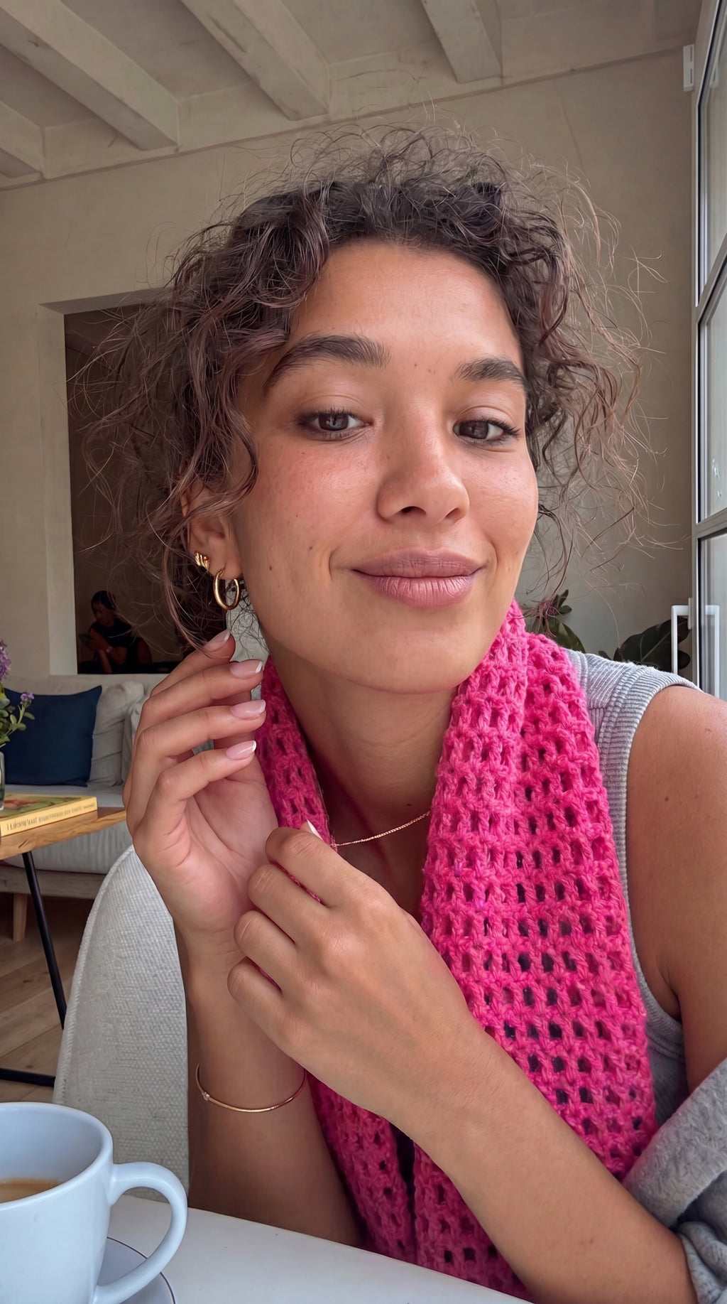 Artisan Scarf Hot Pink—JJ’s Stitch