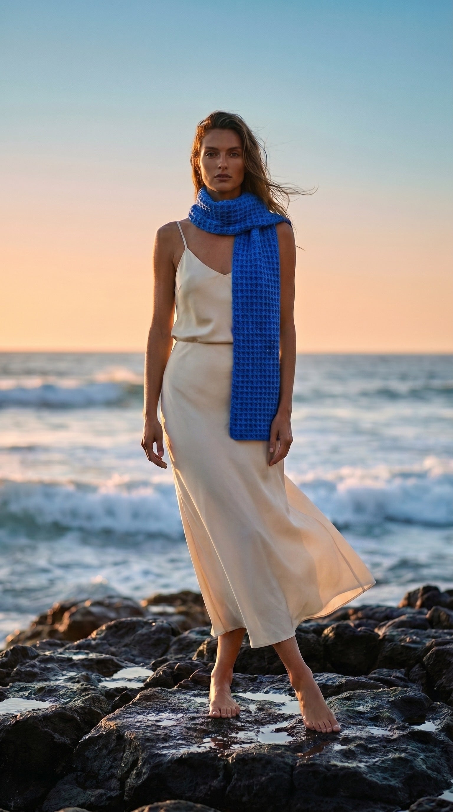 Artisan Scarf in Savoy Blue—JJ’s Stitch