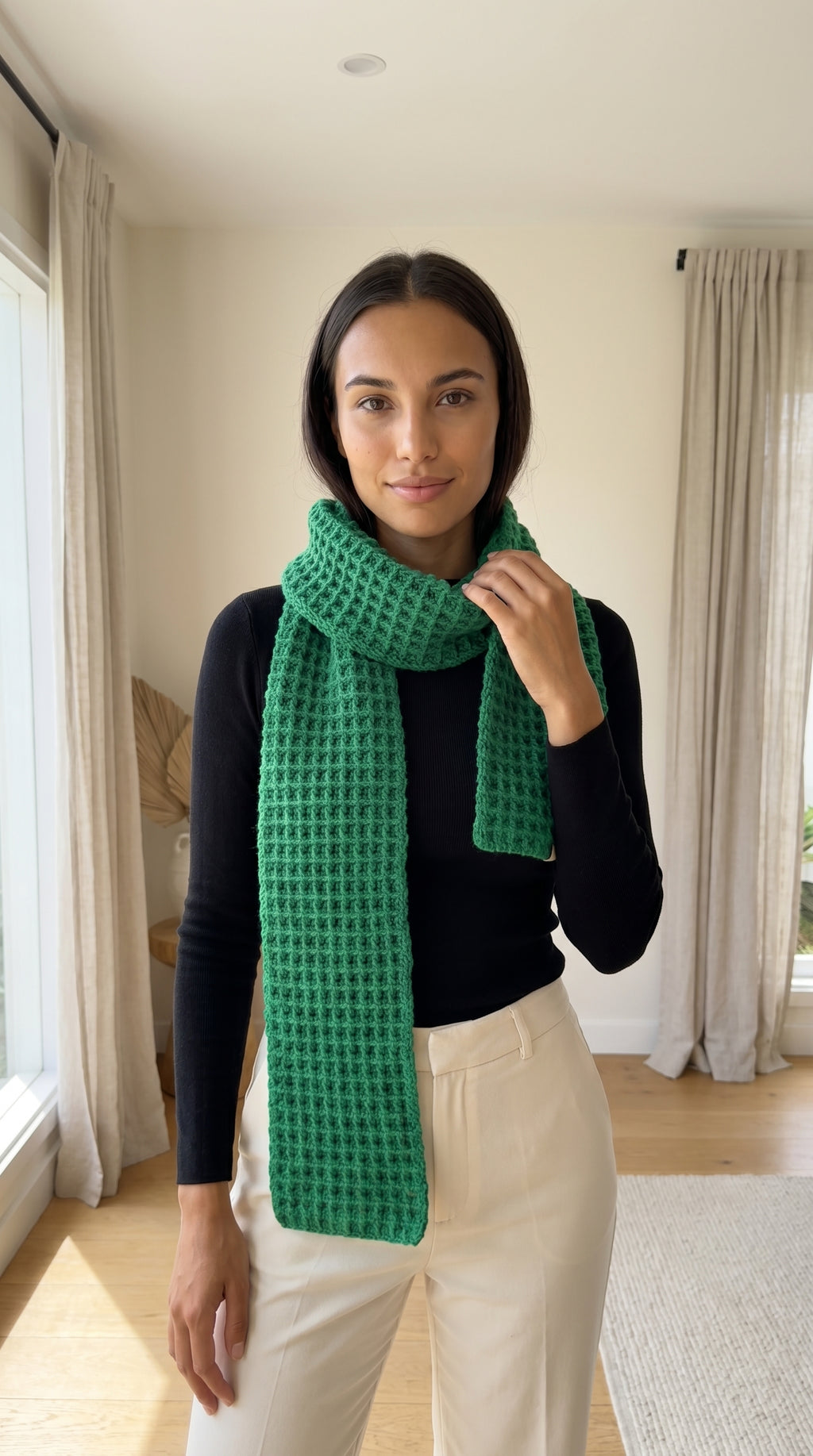 Artisan Scarf Scarf in Green—JJ’s Stitch