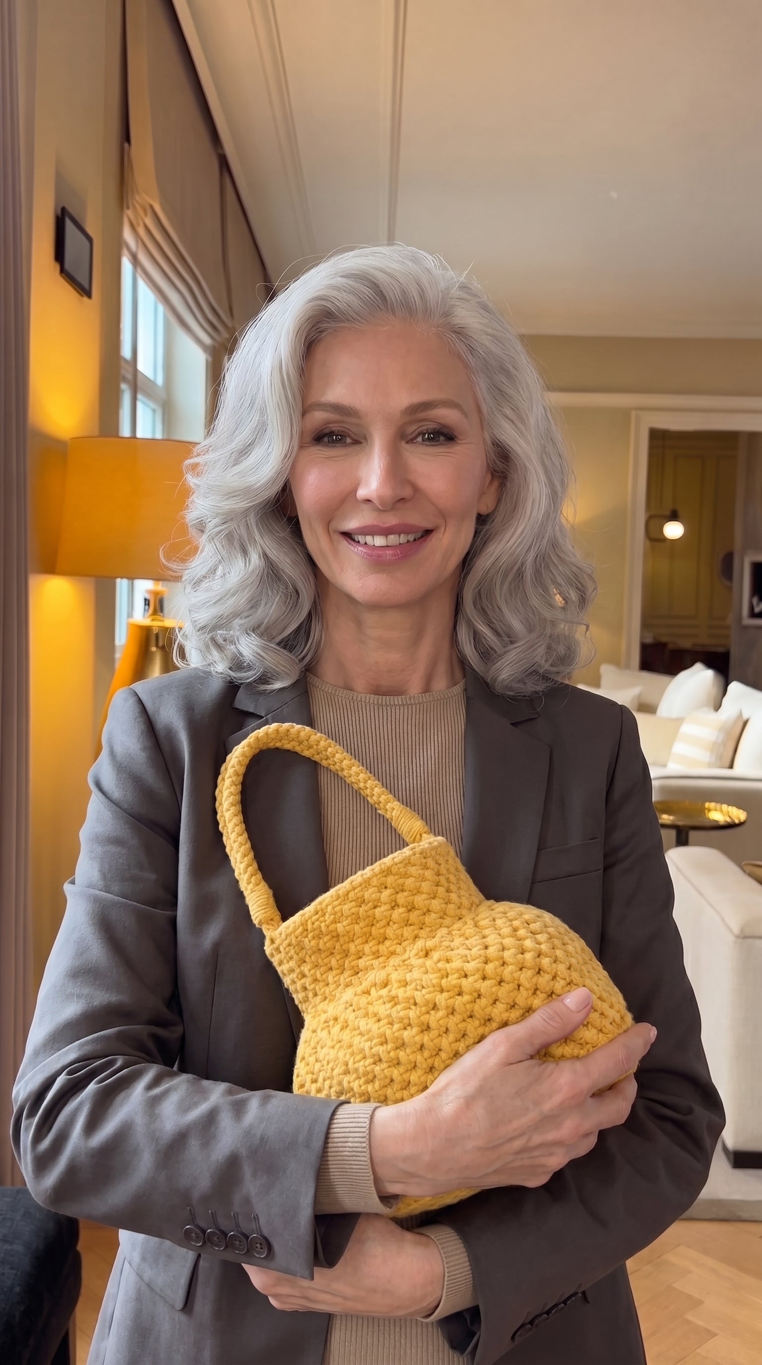 Handmade Crochet Bucket Bag – Butter Yellow| JJ’s Stitch