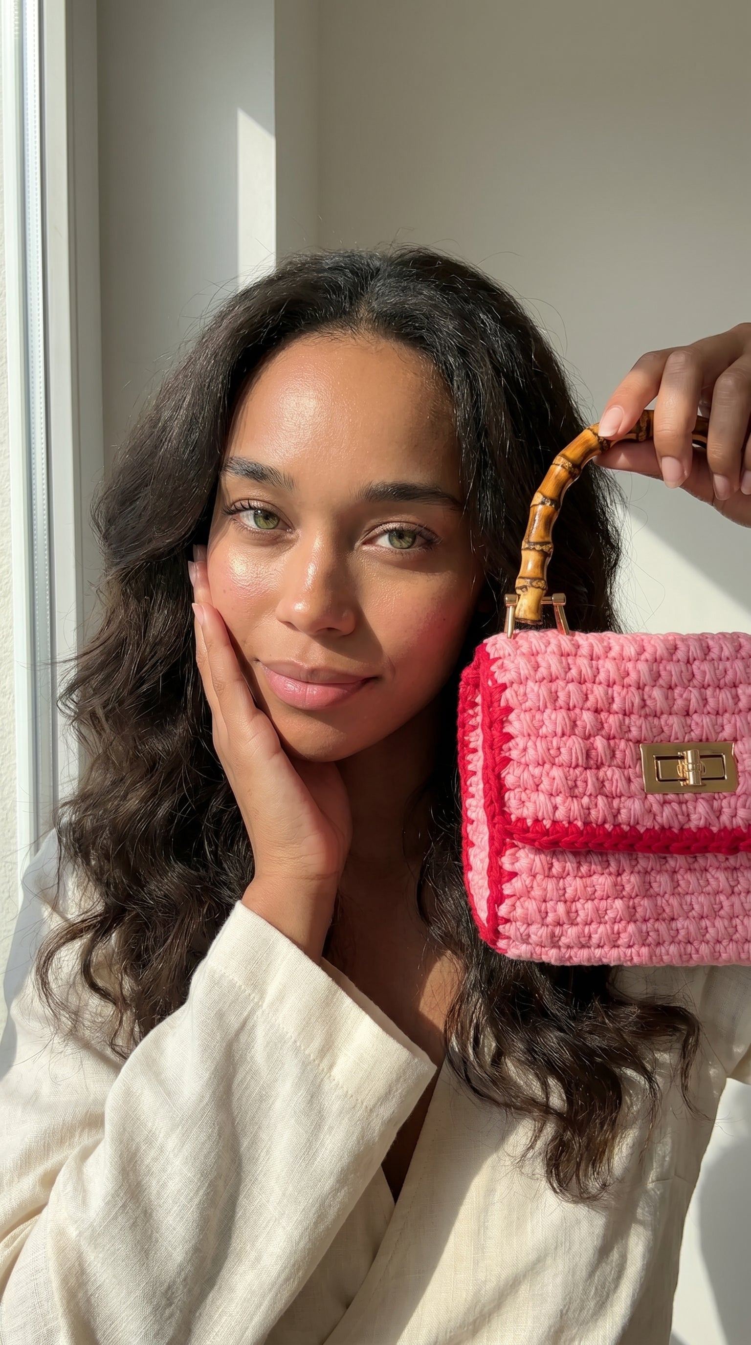 JJ’sStitch-Airmail Mini Crotchet Handbag