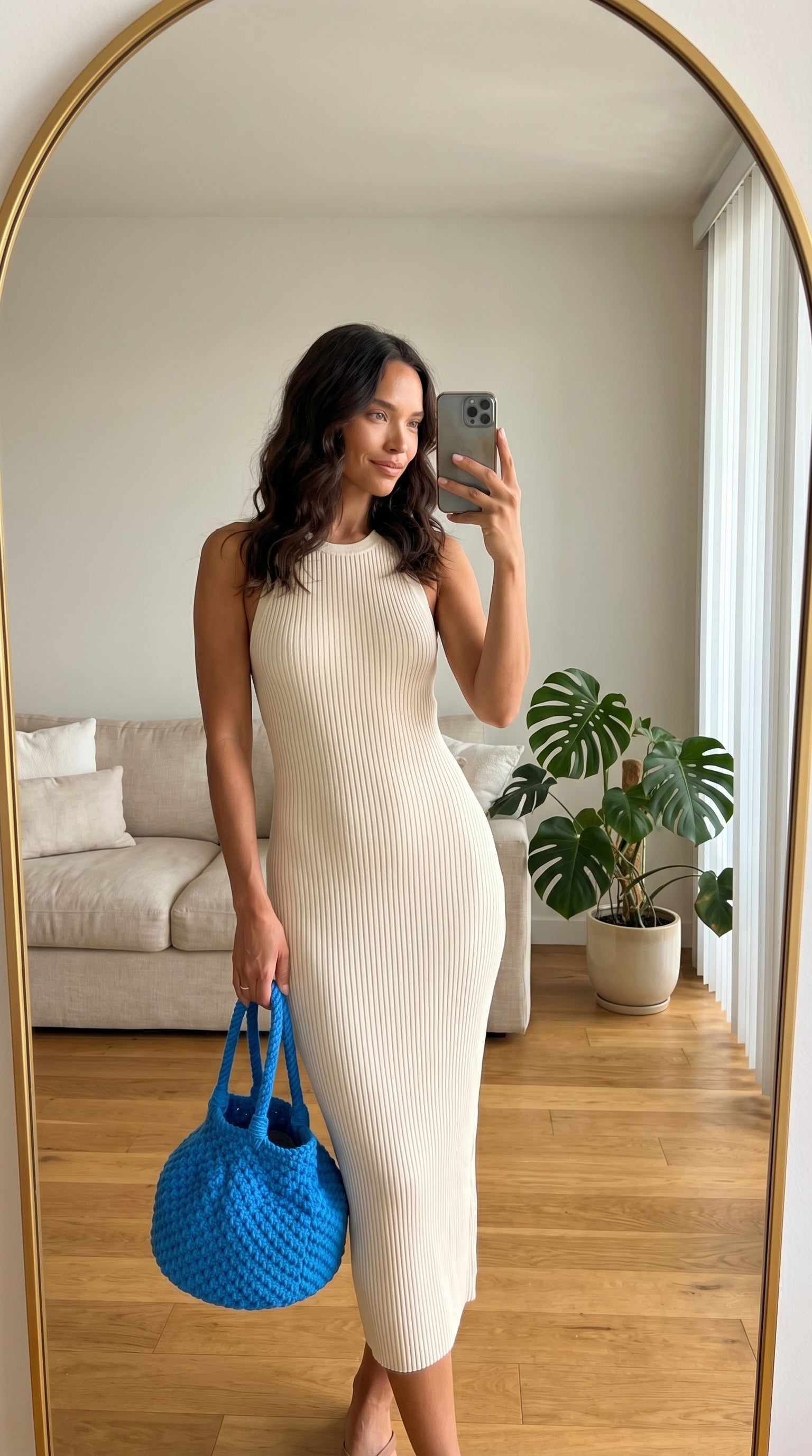 Handmade Crochet Bucket Bag – Azure Blue | JJ’s Stitch