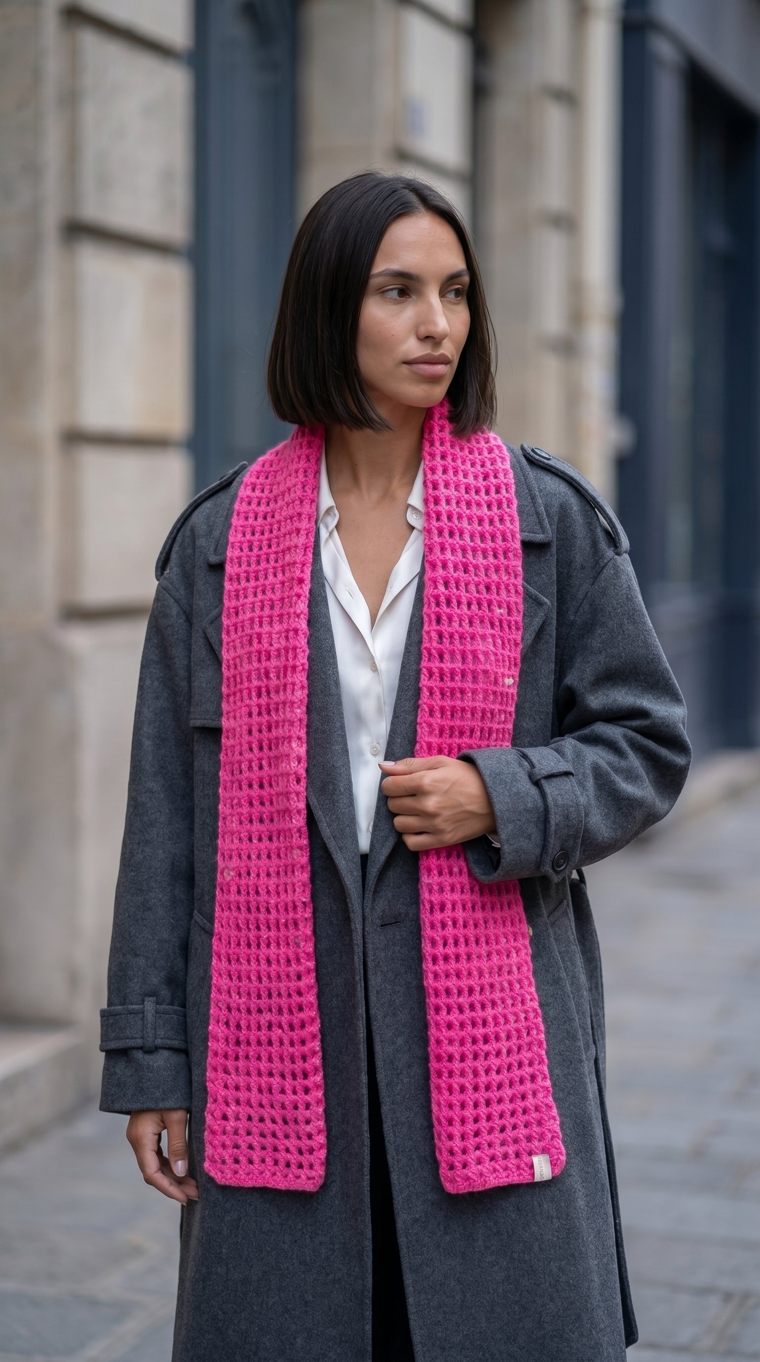 Artisan Scarf Hot Pink—JJ’s Stitch