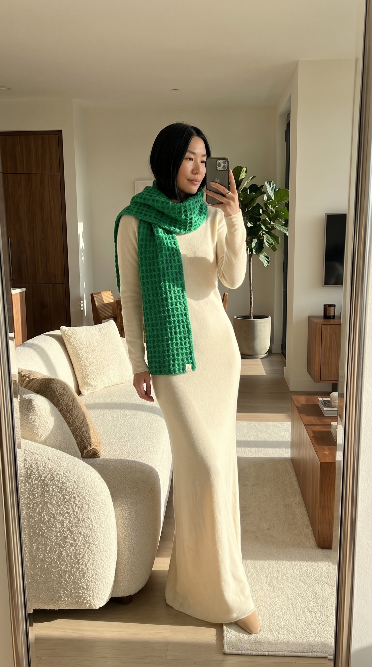 Artisan Scarf Scarf in Green—JJ’s Stitch