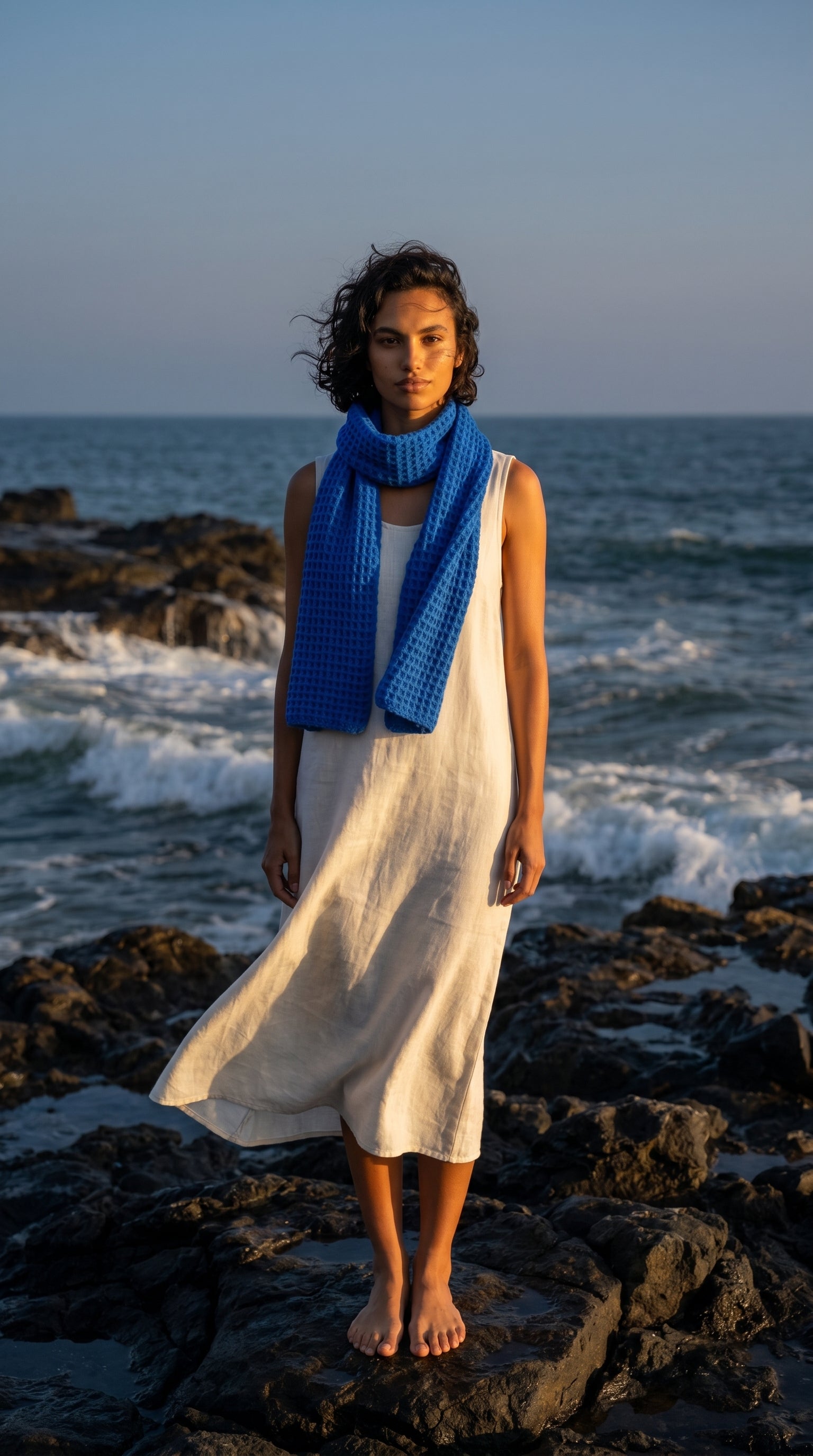 Artisan Scarf in Savoy Blue—JJ’s Stitch