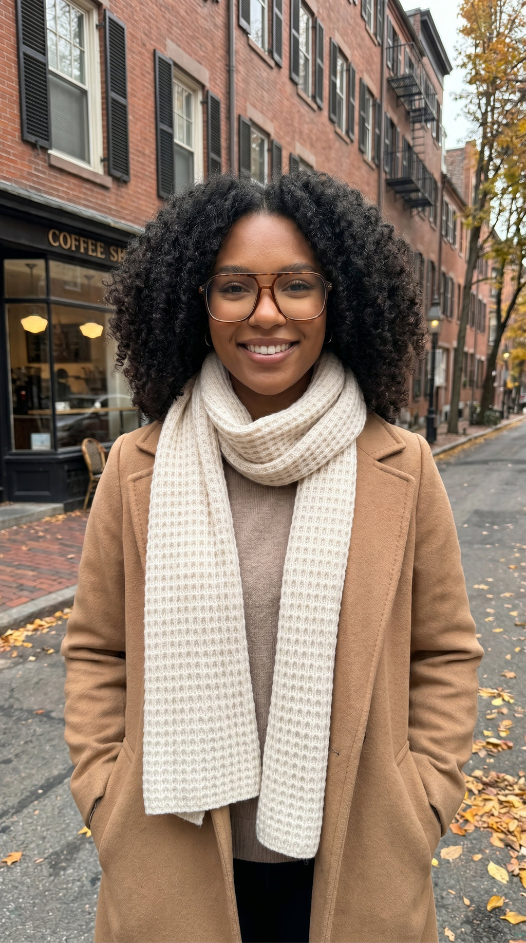 Artisan Scarf in Off White—JJ’s Stitch