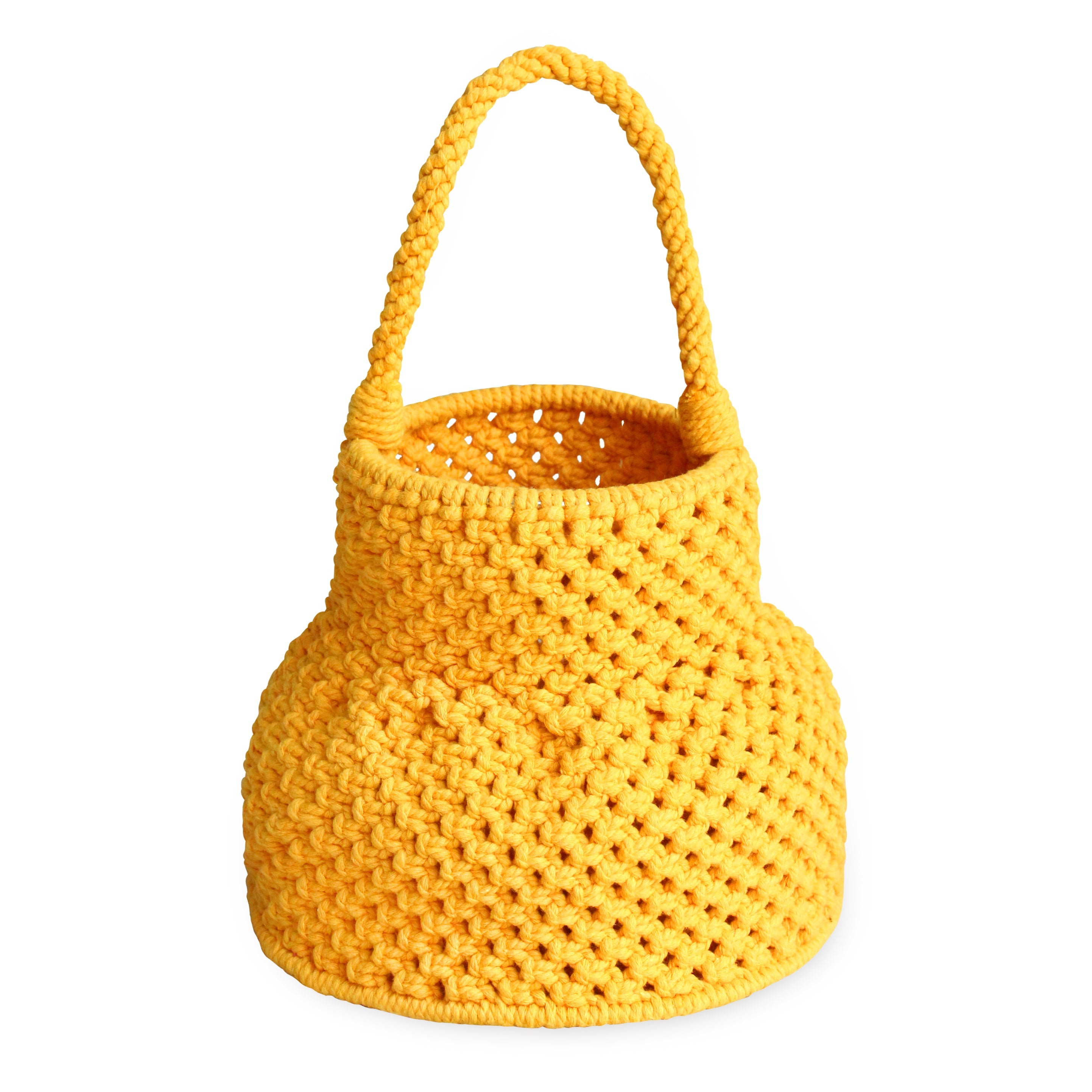 NAGA Macrame Vessel Basket Bag