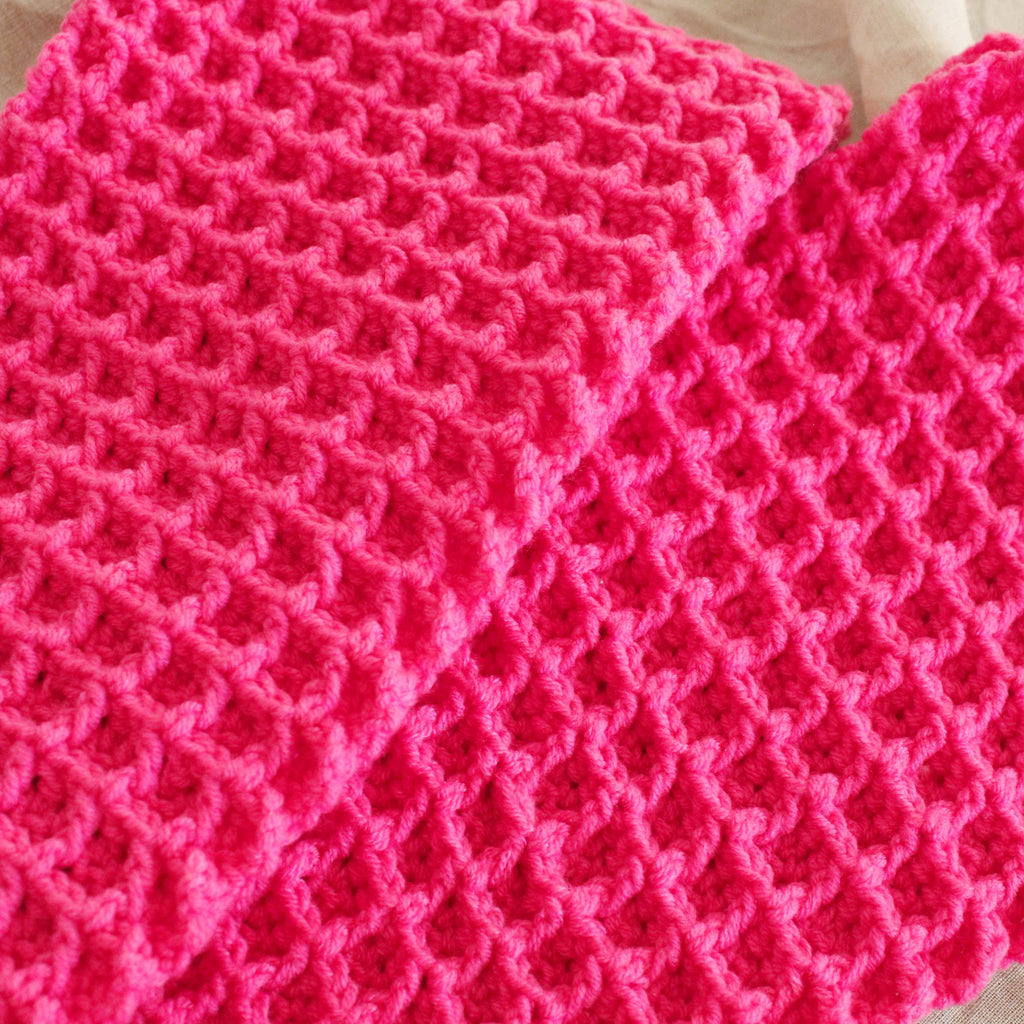 Artisan Scarf Hot Pink—JJ’s Stitch