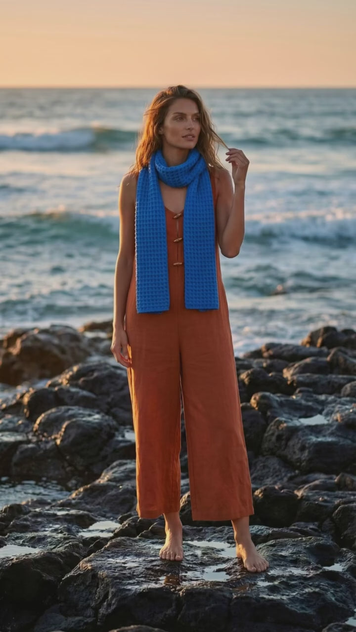 Artisan Scarf in Savoy Blue—JJ’s Stitch